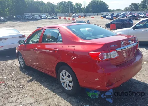 2012 Toyota Corolla S/Le из США, поврежденный, VIN 5YFBU4EE7CP067181